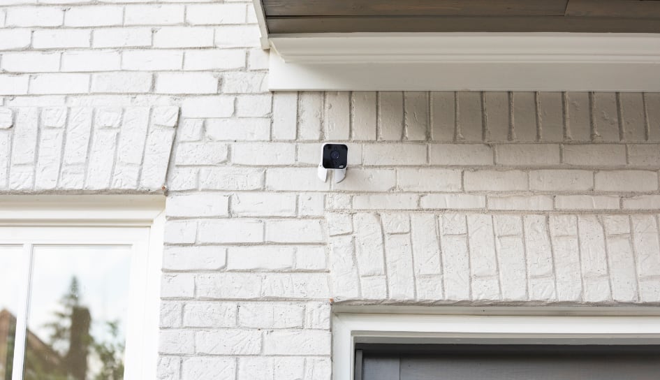 ADT outdoor camera on a St. Louis home
